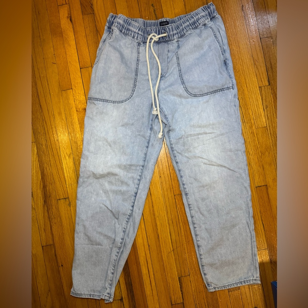 Light wash J.Crew Denim Joggers
